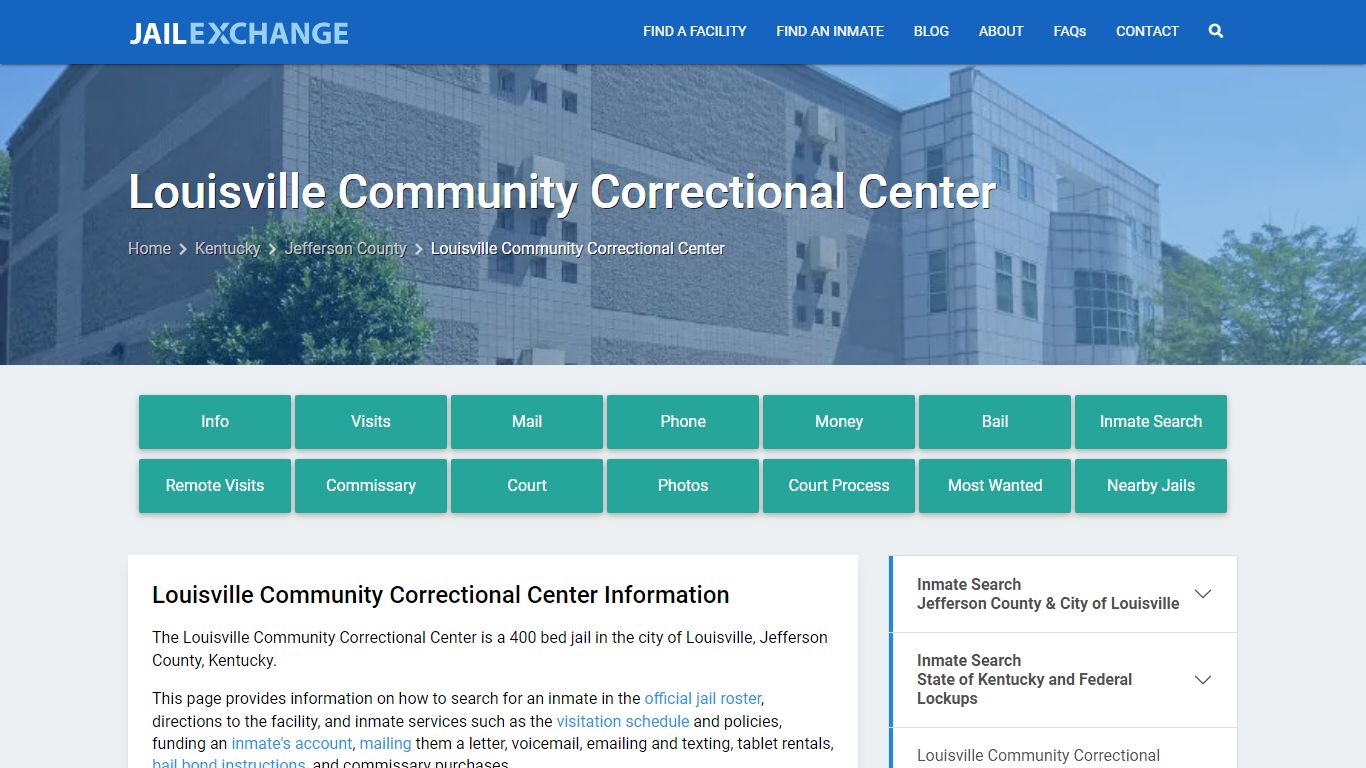 Louisville Community Correctional Center - Jail Exchange